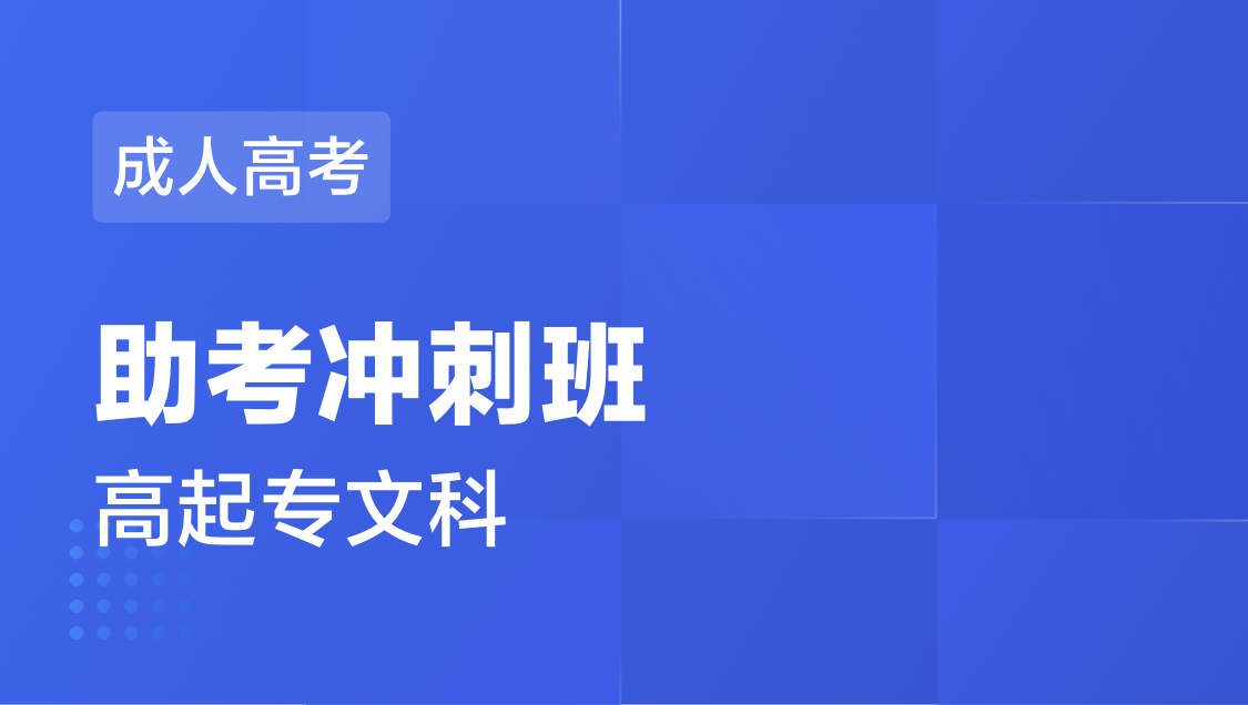 成人高考 高起专文科-冲刺班